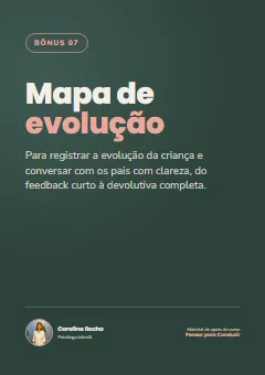 Capa do bônus: Mapa de Evolução